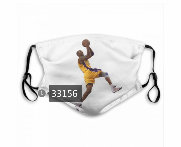 2021 NBA Los Angeles Lakers 24 kobe bryant 33156 Dust mask with filter
